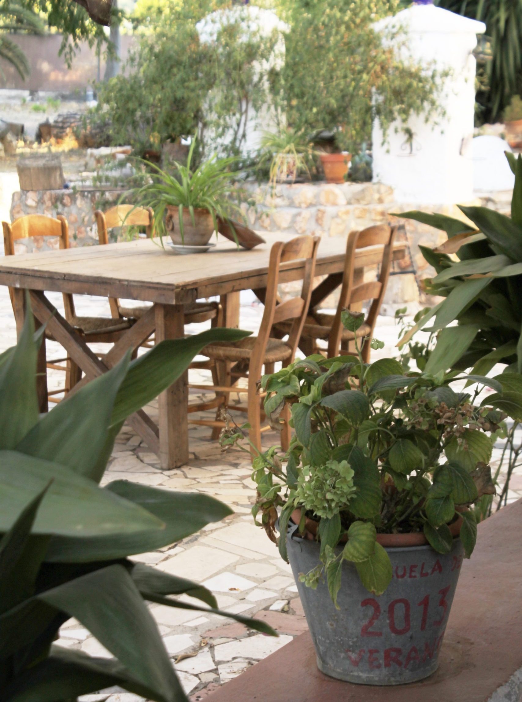 patio casa rural esmeralda